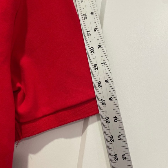 Polo Ralph Lauren Mens Large Red Short Sleeve Classic Fit Pique Polo Shirt - Picture 7 of 7